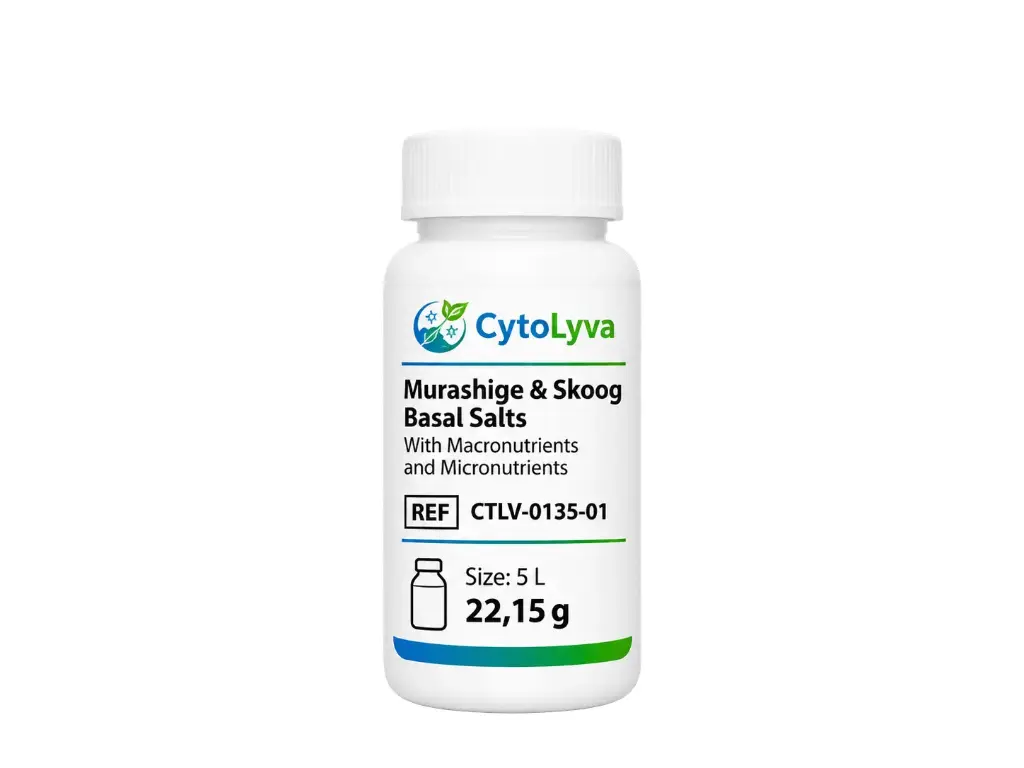 Sales Base Murashige & Skoog Con Macronutrientes Y Micronutrientes.