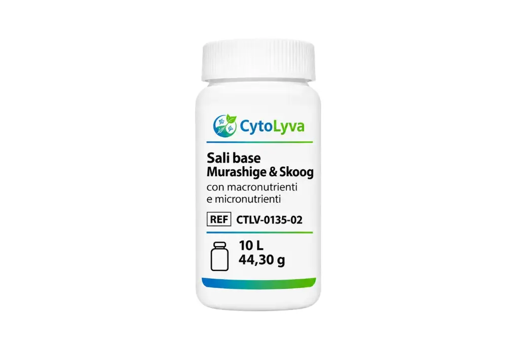 Sales Base Murashige & Skoog Con Macronutrientes Y Micronutrientes.