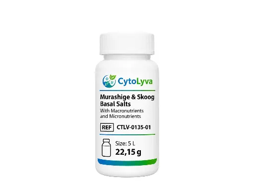 [CTLV-0135-01] Sales Base Murashige & Skoog Con Macronutrientes Y Micronutrientes.