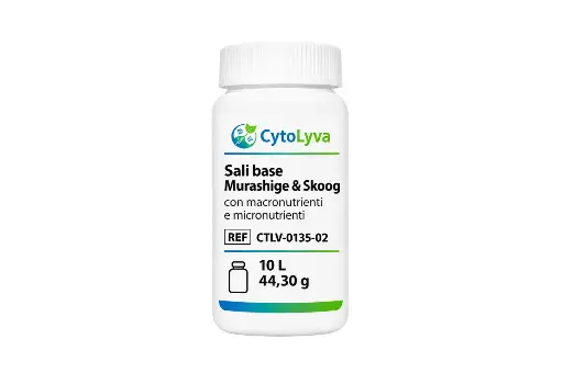[CTLV-0135-02] Sales Base Murashige & Skoog Con Macronutrientes Y Micronutrientes.