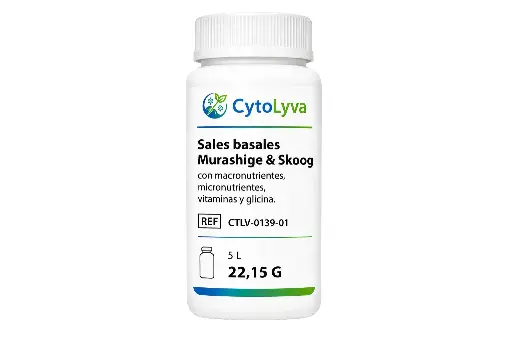 [CTLV-0139-01] Sales Básicas Murashige & Skoog Con Macronutrientes, Micronutrientes, Vitaminas Y Glicina.